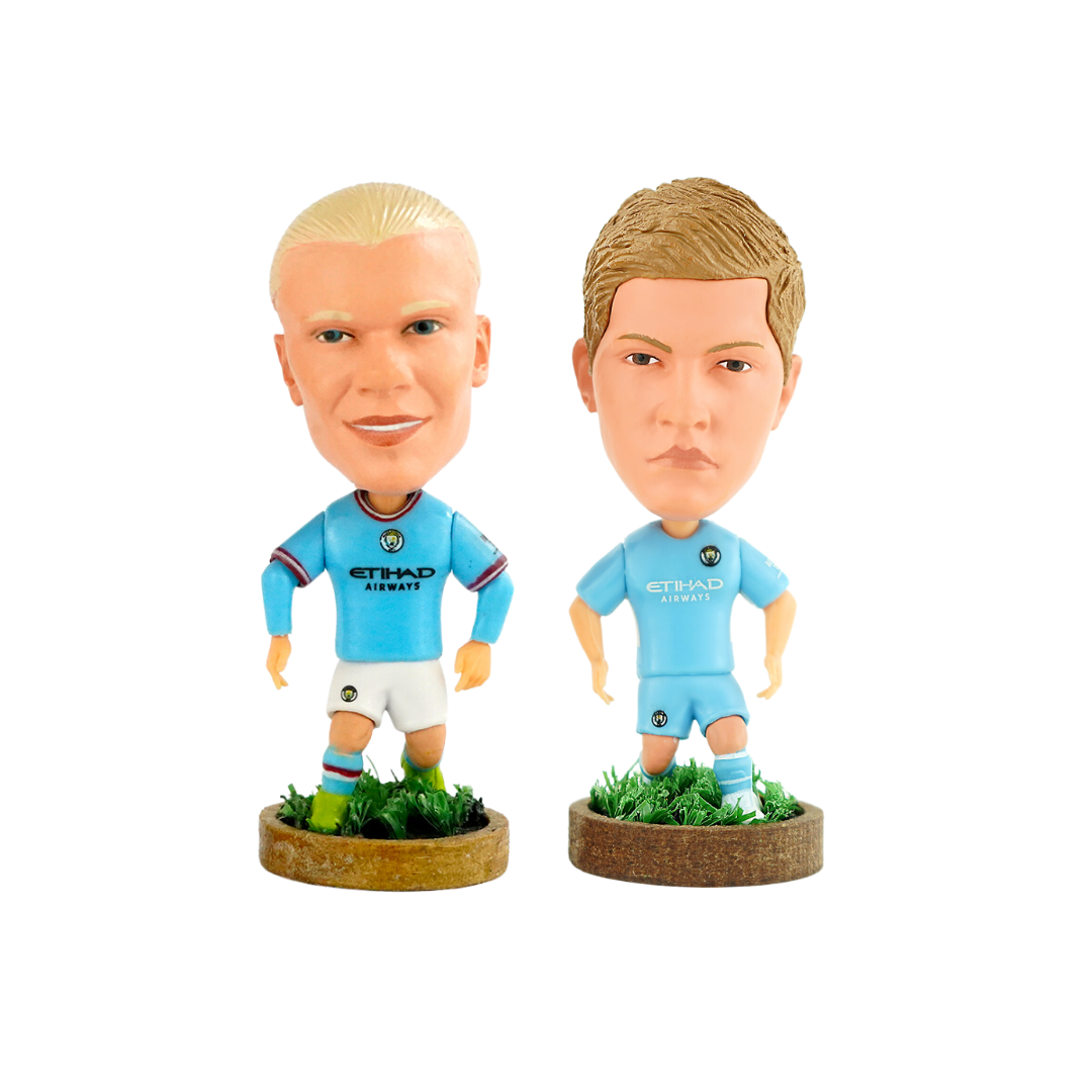 Haaland Y De Bruyne 2pack Figuras Edición Limitada Fanble