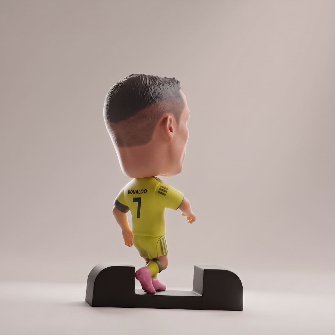 Cristiano Ronaldo - CR 7 El Bicho - Al Nassr - Frame Coleccionable 9×9 cm Fanble