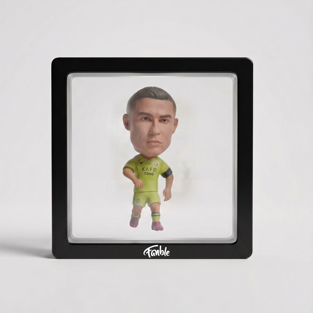 Cristiano Ronaldo - CR 7 El Bicho - Al Nassr - Frame Coleccionable 9×9 cm Fanble