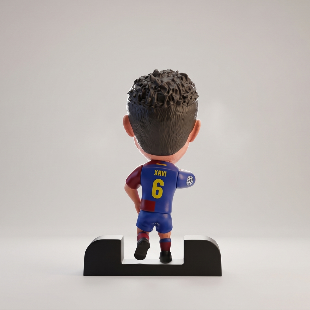 Xavi Hernández - Metronomy - Barcelona Tiki Taka - Frame Coleccionable 9×9 cm Fanble