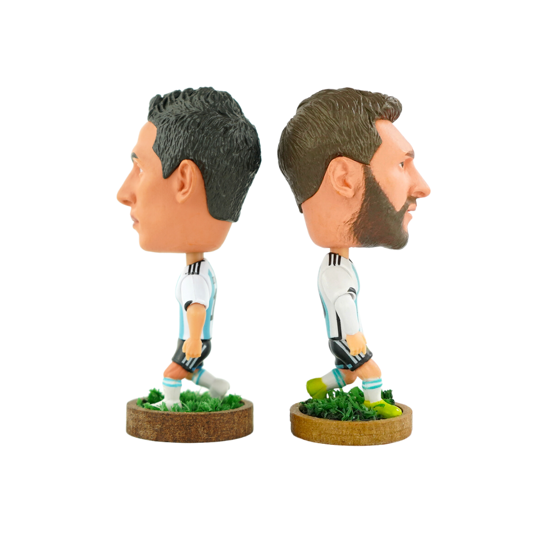 Messi Y Di María 2pack Figuras Edición Limitada Fanble