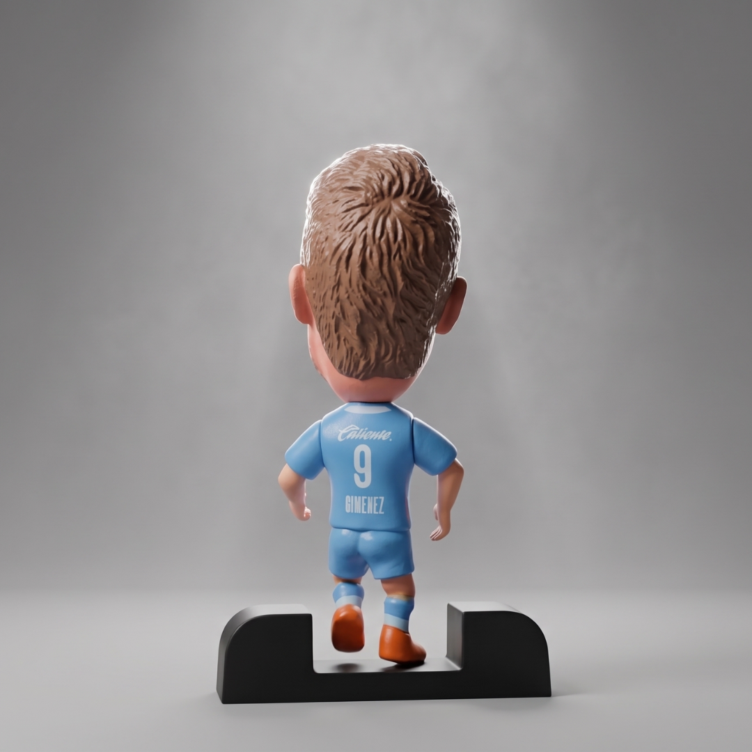 Santiago Giménez - Chaquito - Cruz Azul - Frame Coleccionable 9×9 cm Fanble