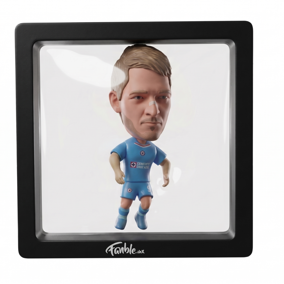 Santiago Giménez - Chaquito - Cruz Azul - Frame Coleccionable 9×9 cm Fanble