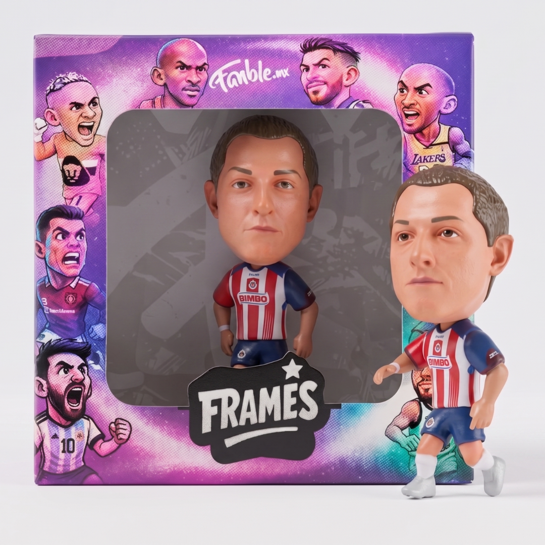 Chicharito Hernández - El Hijo Pródigo - Chivas - Frame Coleccionable 9×9 cm Fanble