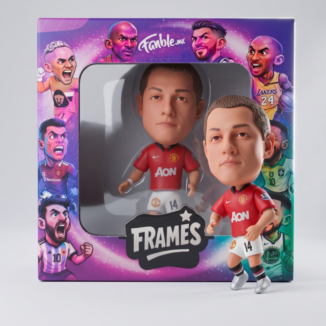 Chicharito Hernández - Super Sub - Manchester United 2011 - Frame Coleccionable 9×9 cm Fanble