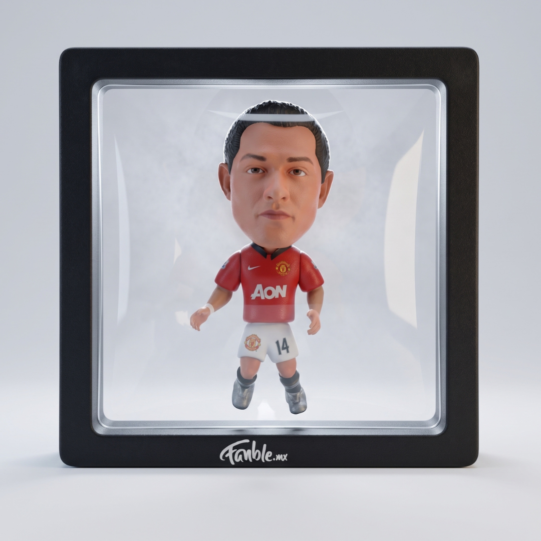 Chicharito Hernández - Super Sub - Manchester United 2011 - Frame Coleccionable 9×9 cm Fanble