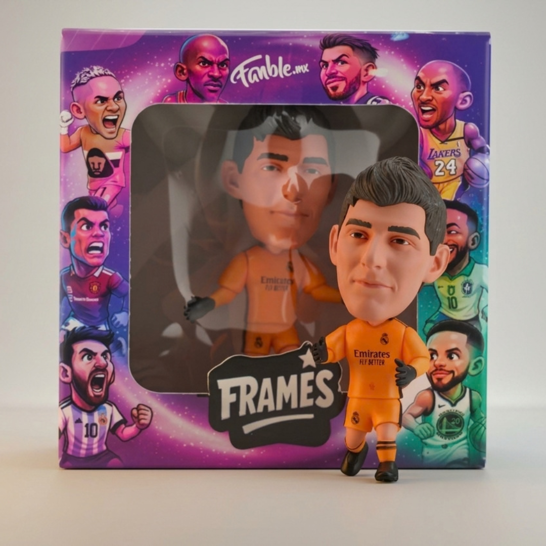 Thibaut Courtois - Leyenda - Real Madrid - Frame Coleccionable 9×9 cm Fanble
