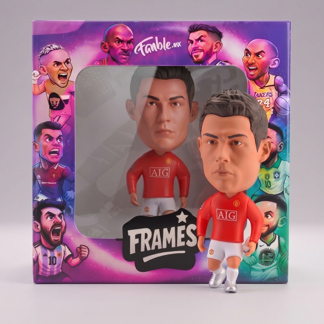 Cristiano Ronaldo - CR7 The Origin - Manchester United - Frame Coleccionable 9×9 cm Fanble
