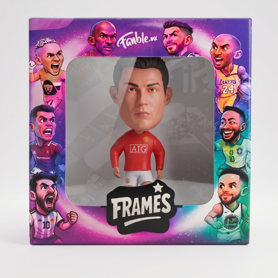 Cristiano Ronaldo - CR7 The Origin - Manchester United - Frame Coleccionable 9×9 cm Fanble