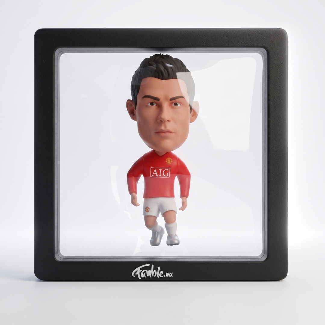 Cristiano Ronaldo - CR7 The Origin - Manchester United - Frame Coleccionable 9×9 cm Fanble