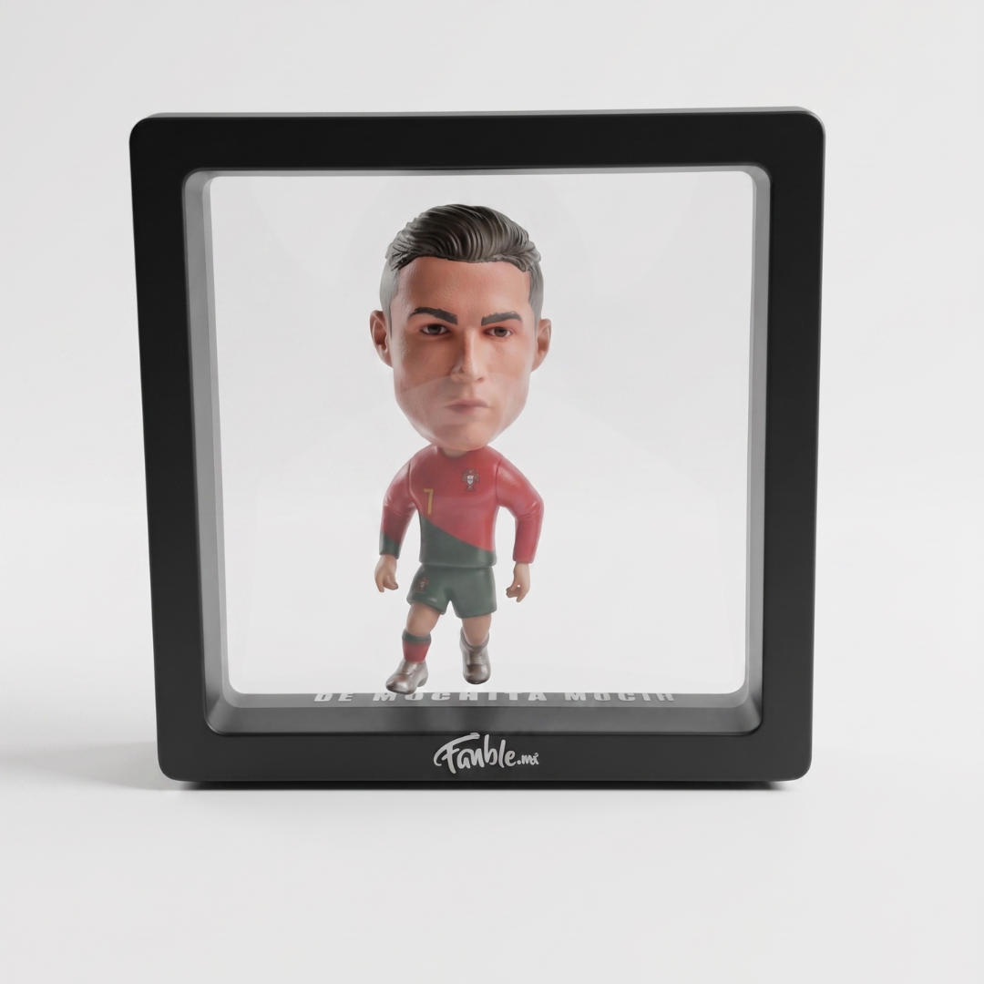 Cristiano Ronaldo - CR7 Capitán - Portugal - Frame Coleccionable 9×9 cm Fanble