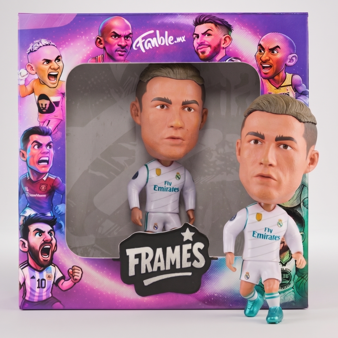 Cristiano Ronaldo - CR7 Siuuu - Real Madrid - Frame Coleccionable 9×9 cm Fanble