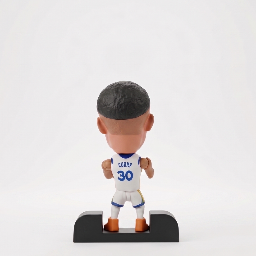 Stephen Curry - GS Warriors - White Kit - Frame Coleccionable 9×9 cm Fanble