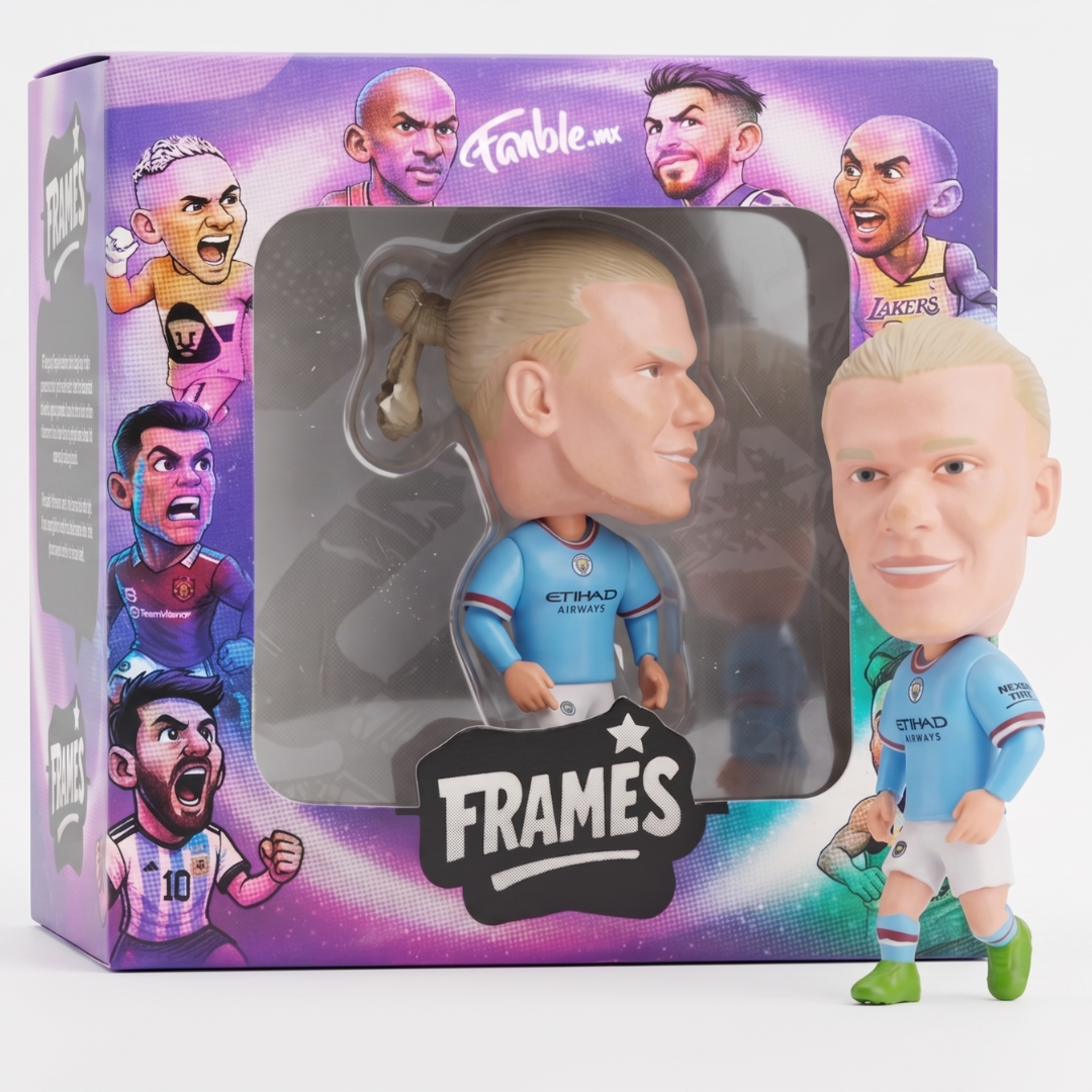 Erling Haaland - El Androide - Manchester City - Frame Coleccionable 9×9 cm Fanble
