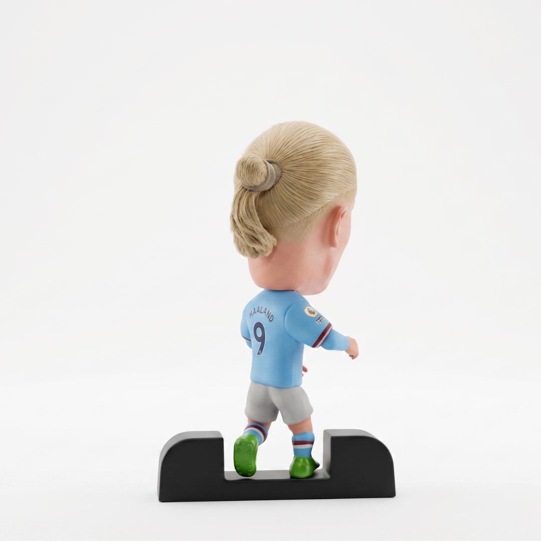 Erling Haaland - El Androide - Manchester City - Frame Coleccionable 9×9 cm Fanble