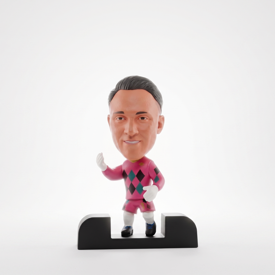 Keylor Navas - Fusión Pink Jorge Campos - Frame Coleccionable 9×9 cm Fanble