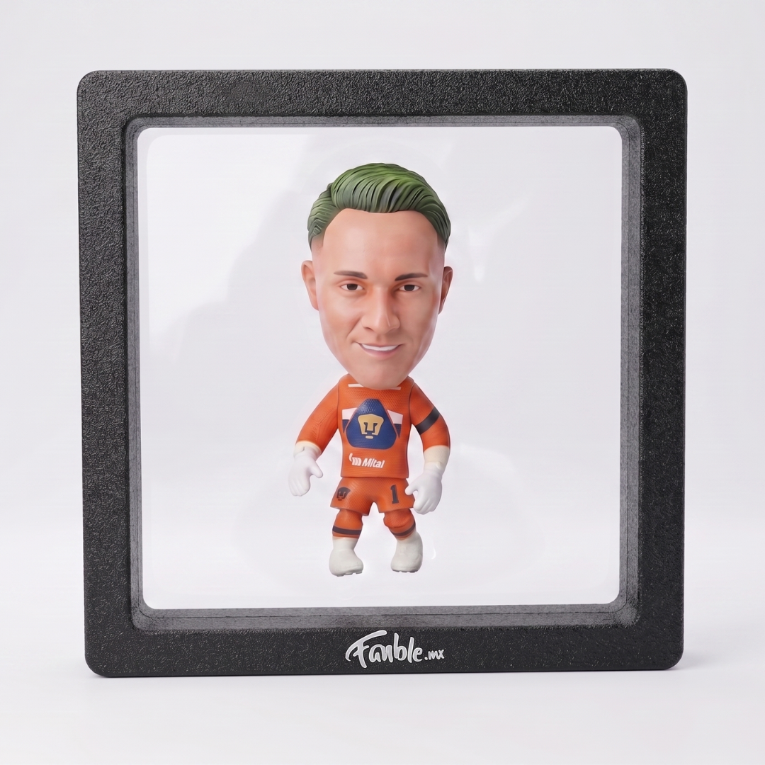 Keylor Navas - Goya - Pumas - Frame Coleccionable 9×9 cm Fanble