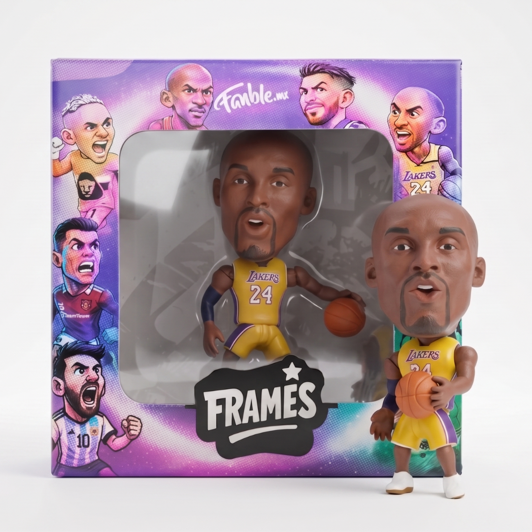 Kobe Bryant - Lakers - Yellow Kit - Frame Coleccionable 9×9 cm Fanble