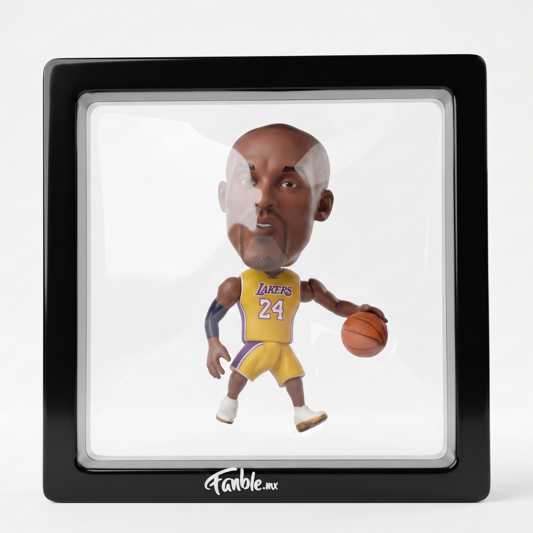 Kobe Bryant - Lakers - Yellow Kit - Frame Coleccionable 9×9 cm Fanble