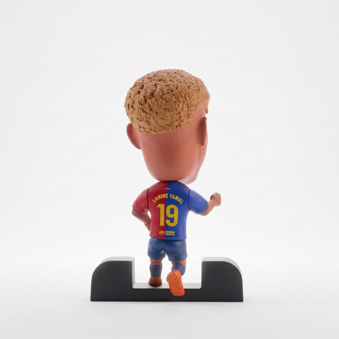 Lamine Yamal - New Era - Barcelona - Frame Coleccionable 9×9 cm Fanble