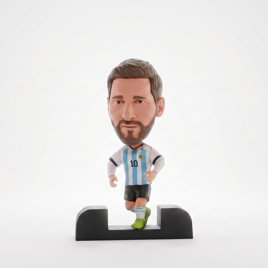 Lionel Messi The GOAT - Qatar 2022 - Frame Coleccionable 9×9 cm Fanble
