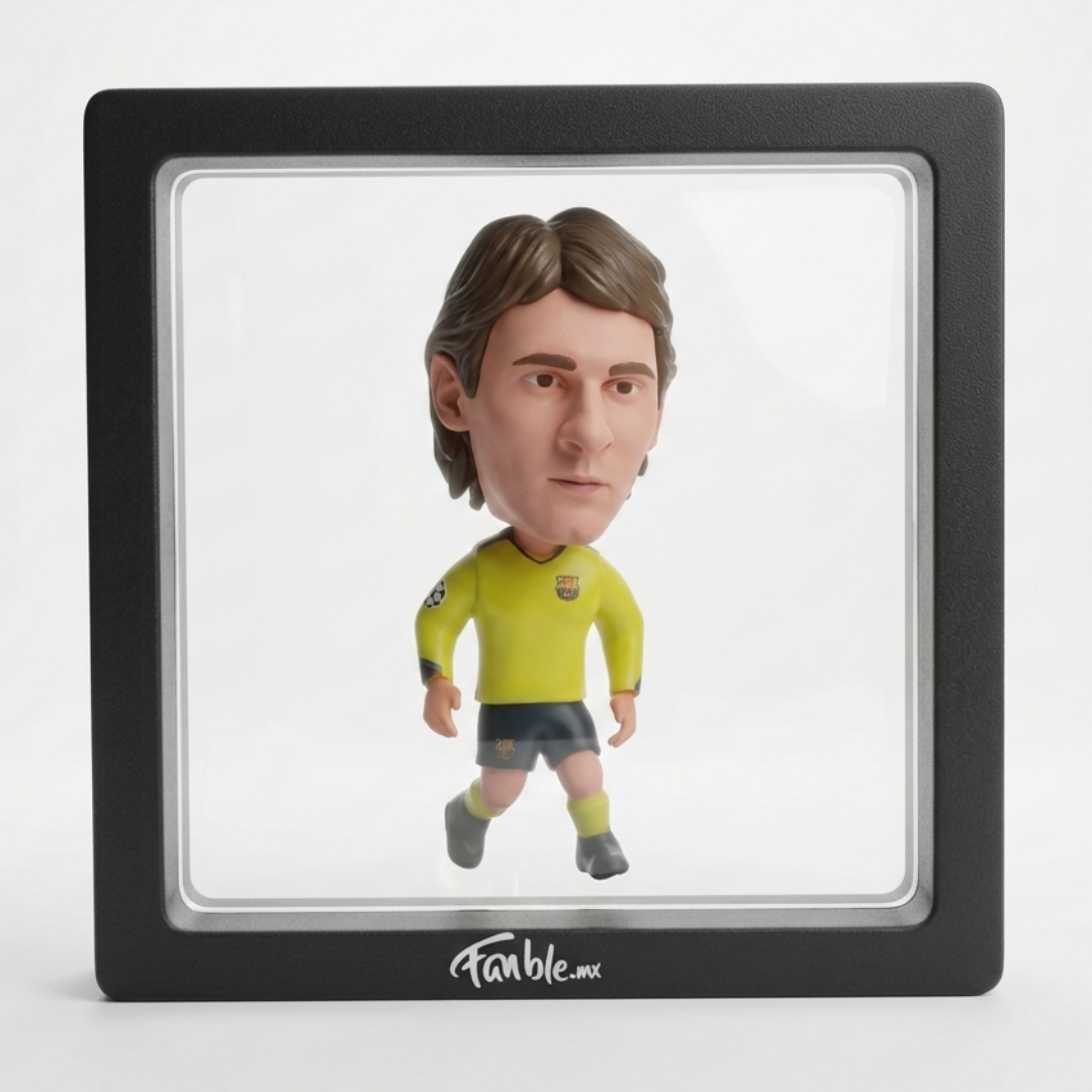Lionel Messi - La Masia - FC Barcelona - Frame Coleccionable 9×9 cm Fanble