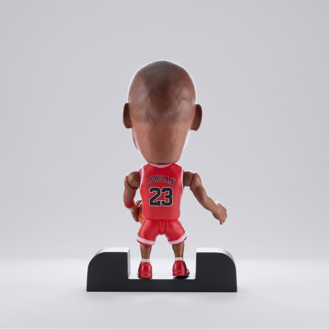 Michael Jordan - Bulls - Red Kit - Frame Coleccionable 9×9 cm Fanble