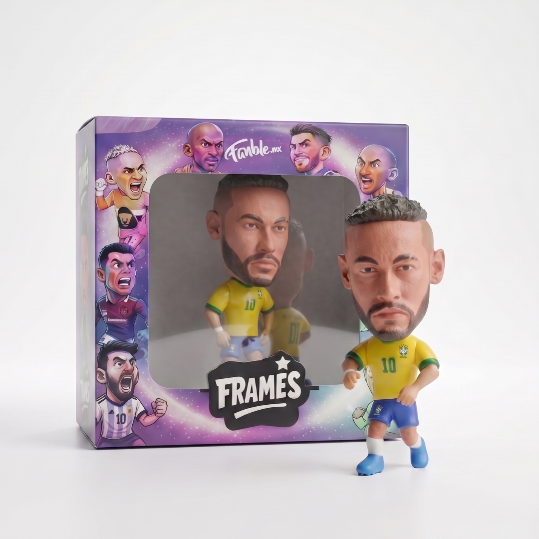 Neymar Jr. - Last Samba - Brasil - Frame Coleccionable 9×9 cm Fanble