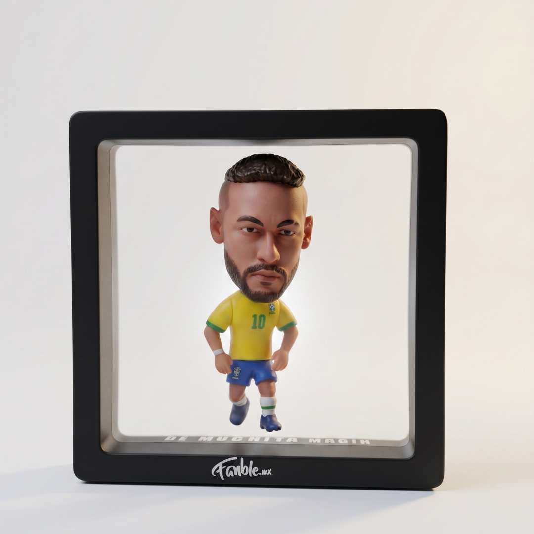 Neymar Jr. - Last Samba - Brasil - Frame Coleccionable 9×9 cm Fanble