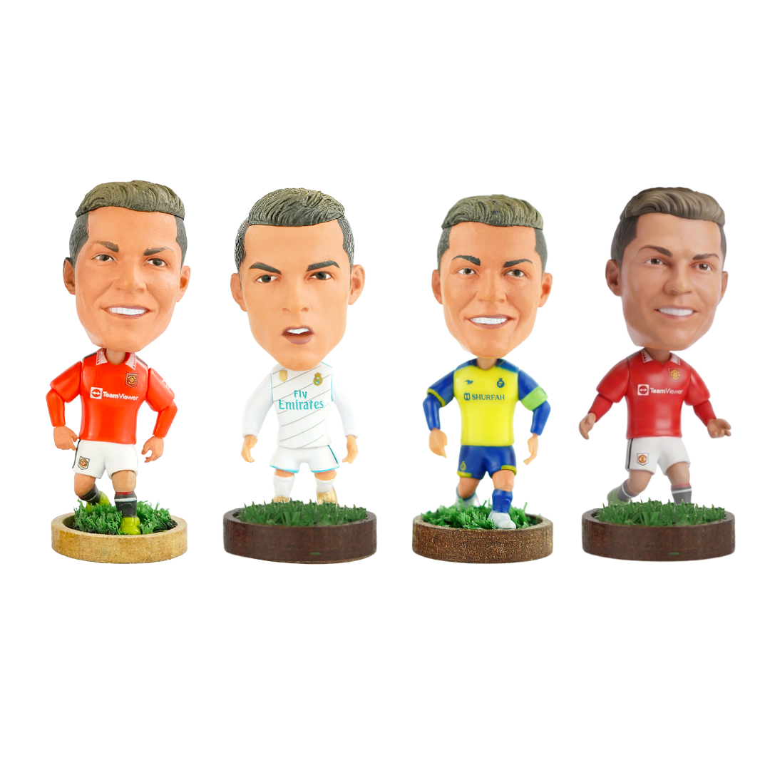 CR7 4 Pack Figuras Edición Limitada Fanble