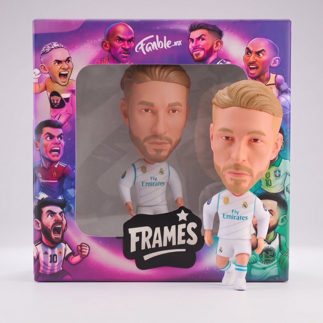 Sergio Ramos - Minuto 93 - Real Madrid - Frame Coleccionable 9×9 cm Fanble