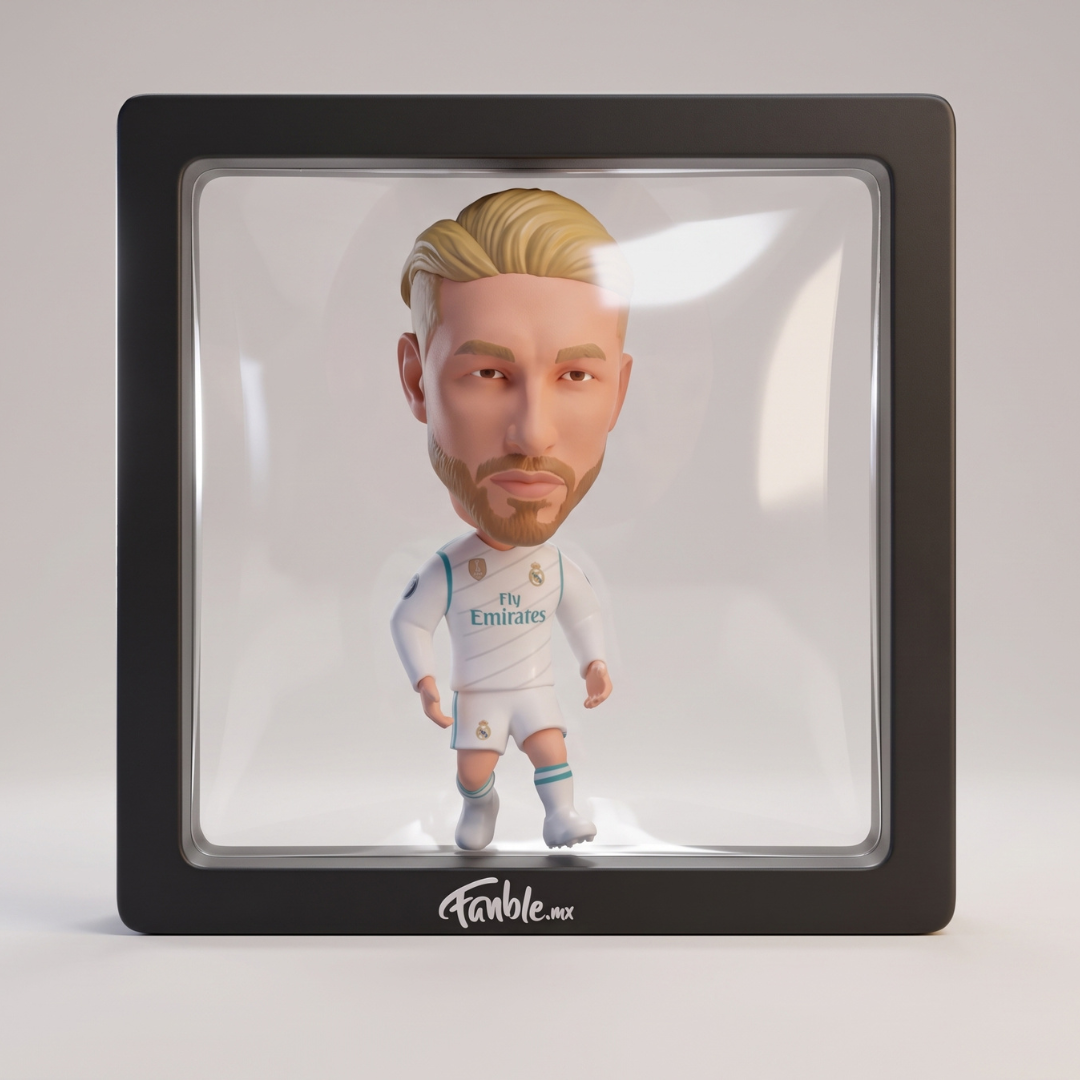 Sergio Ramos - Minuto 93 - Real Madrid - Frame Coleccionable 9×9 cm Fanble