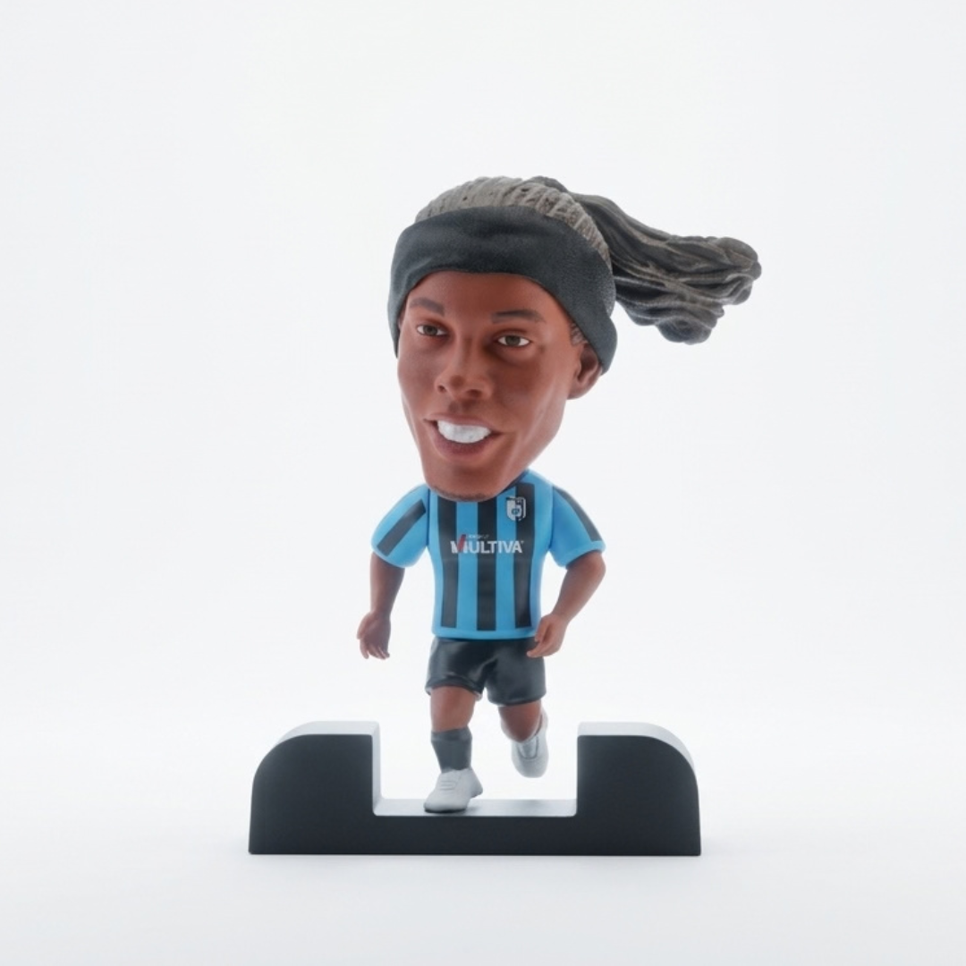 Ronaldinho - Dinho 49 - Querétaro - Frame Coleccionable 9×9 cm Fanble