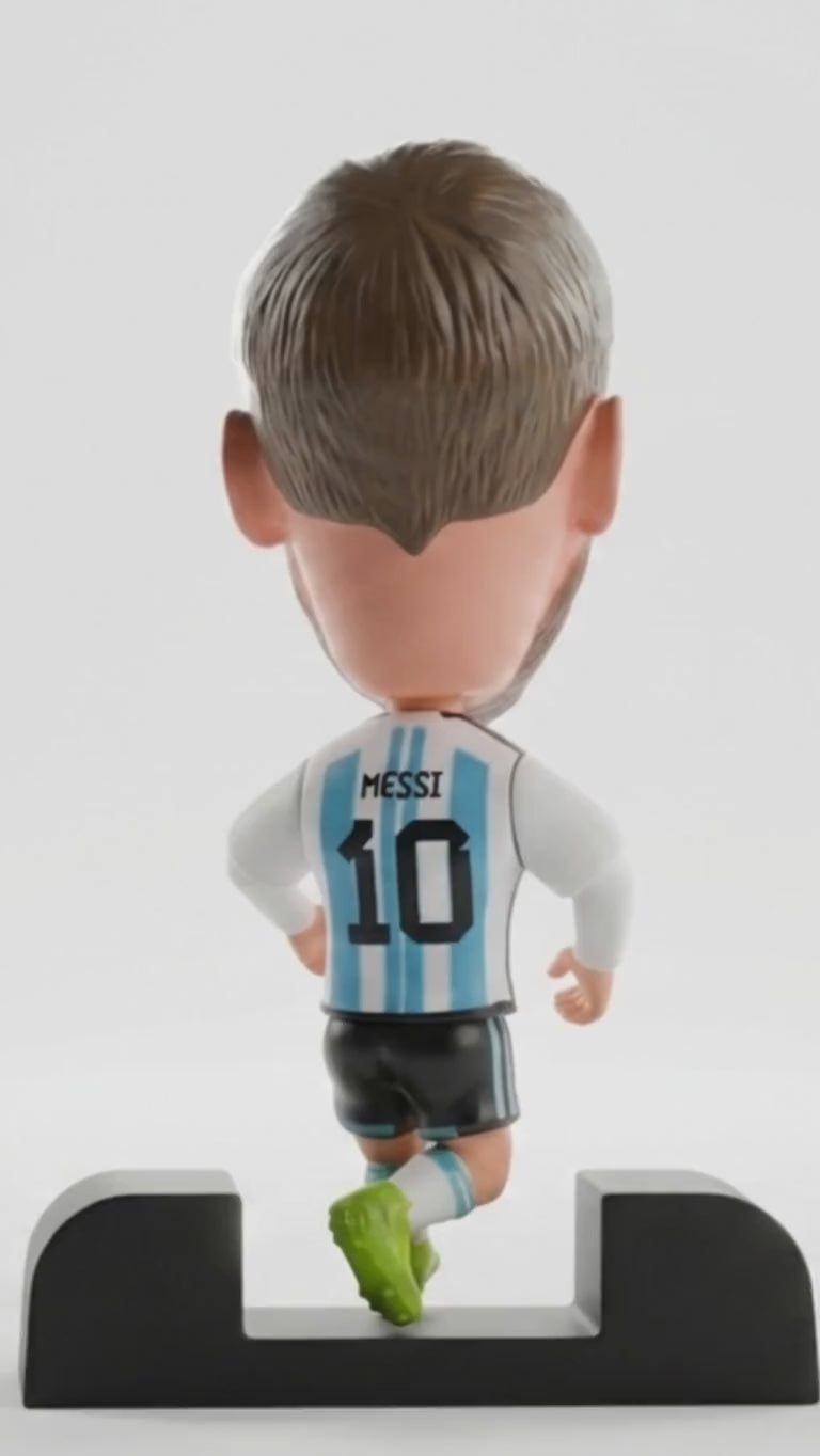 Lionel Messi The GOAT - Qatar 2022 - Frame Coleccionable 9×9 cm Fanble